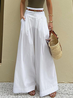 Casual Plain Loose Long Pants