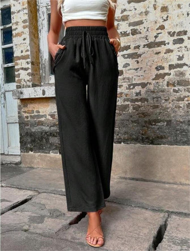 Casual Plain Loose Long Pants