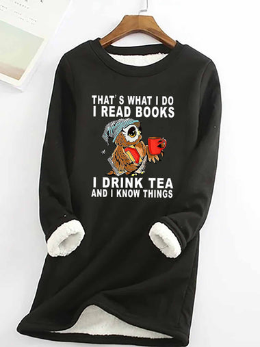 Simple Long Sleeve Crew Neck Animal Loose Regular Sweatshirt