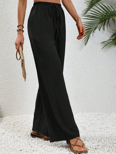 Casual Plain Loose Long Pants