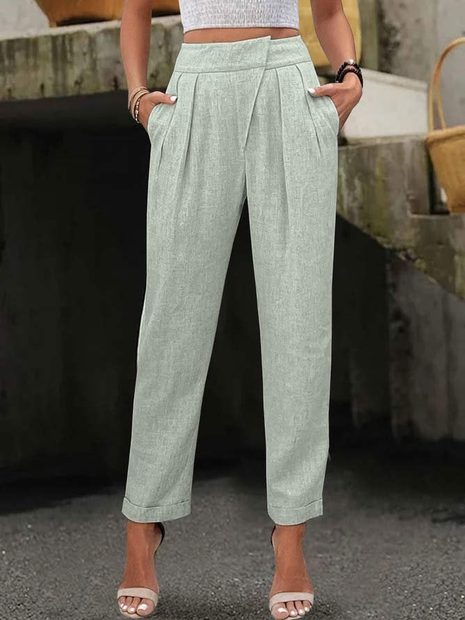 Casual Plain Loose Long Pants