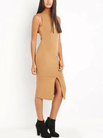 OEM Ladies Khaki Bodycon Dresses