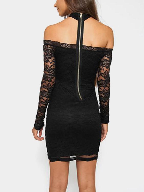 NEW FEELING Womens Black Mini Dresses