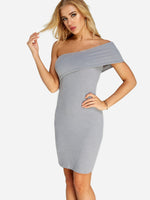 OEM Ladies Grey Bodycon Dresses