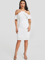 NEW FEELING Womens White Sexy Dresses