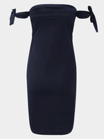 OEM Ladies Navy Bodycon Dresses