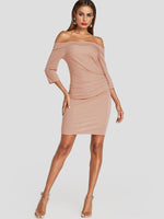 NEW FEELING Womens Pink Bodycon Dresses