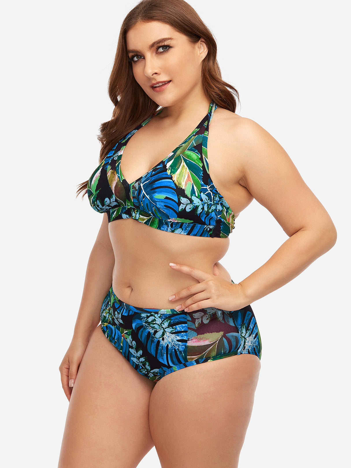 OEM Ladies Multi Plus Size Swimwear