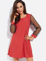 OEM ODM Womens Red Casual Dresses