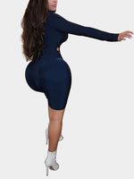 NEW FEELING Womens Navy Bodycon Dresses