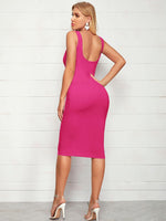 Low Back Bodycon Dress