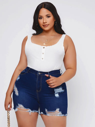 Plus Size Denim Shorts Wholesalers