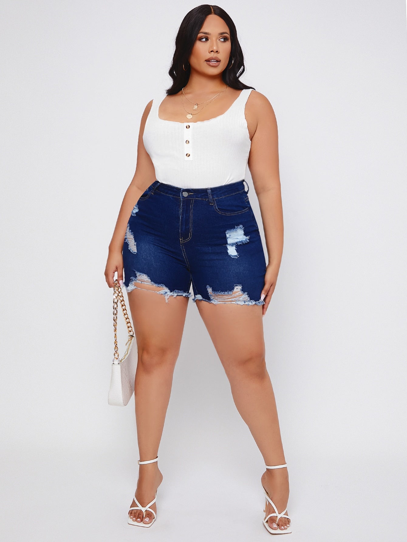 Plus Size Denim Shorts Producers