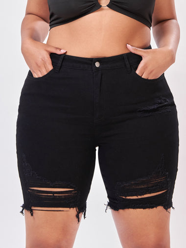 Plus Size Denim Shorts Manufacturer