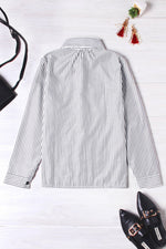 OEM Ladies Striped Blouses