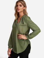 OEM Ladies Army Green Blouses