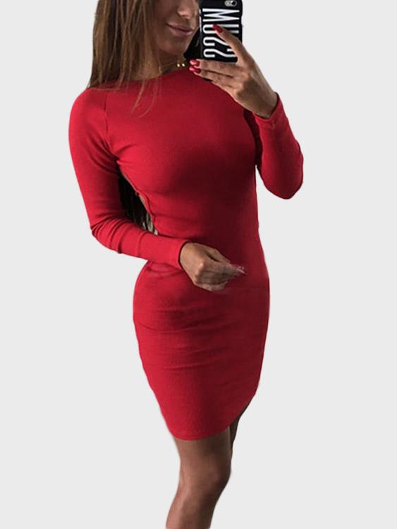 OEM ODM Womens Red Bodycon Dresses