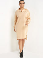 OEM Ladies Beige Casual Dresses