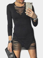 NEW FEELING Womens Black Bodycon Dresses