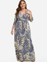 OEM ODM Womens Half Sleeve Plus Size Maxi Dresses