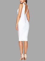 NEW FEELING Womens White Sexy Dresses