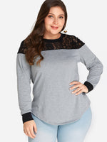 ODM Ladies Long Sleeve Plus Size Tops