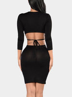 NEW FEELING Womens Black Bodycon Dresses