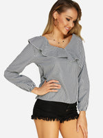 OEM Ladies Grid Blouses