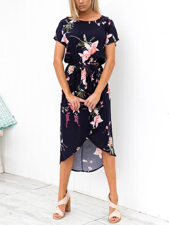 OEM Ladies Floral Floral Dresses