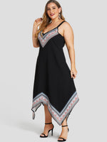 NEW FEELING Womens Black Plus Size Dresses