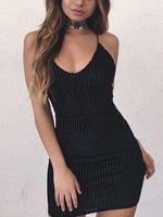 OEM Ladies Black Bodycon Dresses