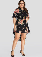 NEW FEELING Womens Black Plus Size Dresses