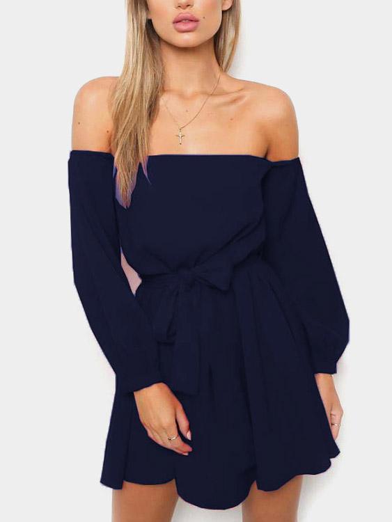 OEM Ladies Navy Sexy Dresses