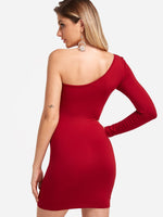 NEW FEELING Womens Red Sexy Dresses