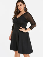 OEM Ladies Black Plus Size Dresses