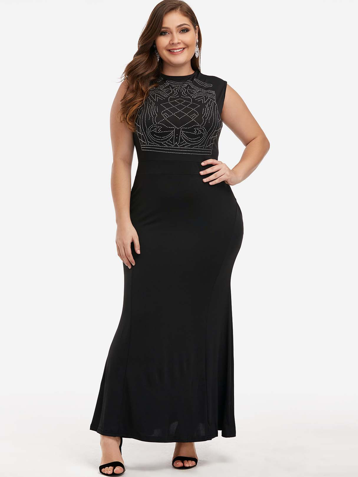 OEM ODM Womens Sleeveless Plus Size Maxi Dresses