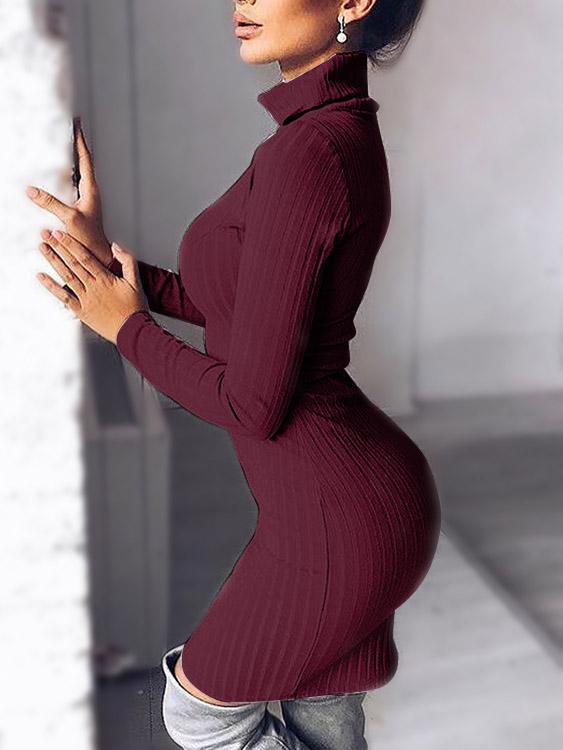 NEW FEELING Womens Burgundy Bodycon Dresses