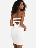 NEW FEELING Womens White Sexy Dresses