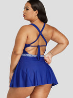 ODM Ladies Sleeveless Plus Size Swimwear