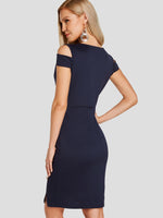 OEM Ladies Navy Bodycon Dresses