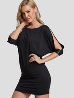 OEM Ladies Black Bodycon Dresses