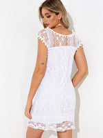 NEW FEELING Womens White Sexy Dresses