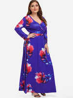 OEM Ladies Floral Plus Size Dresses