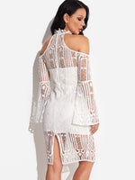 NEW FEELING Womens White Sexy Dresses