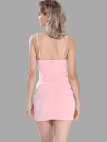 NEW FEELING Womens Pink Sexy Dresses