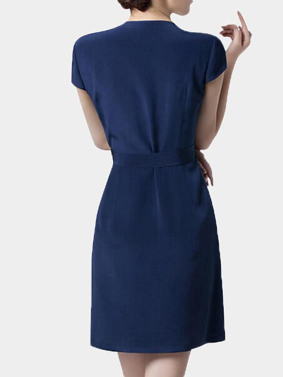 NEW FEELING Womens Navy Bodycon Dresses