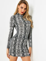 NEW FEELING Womens Grey Sexy Dresses