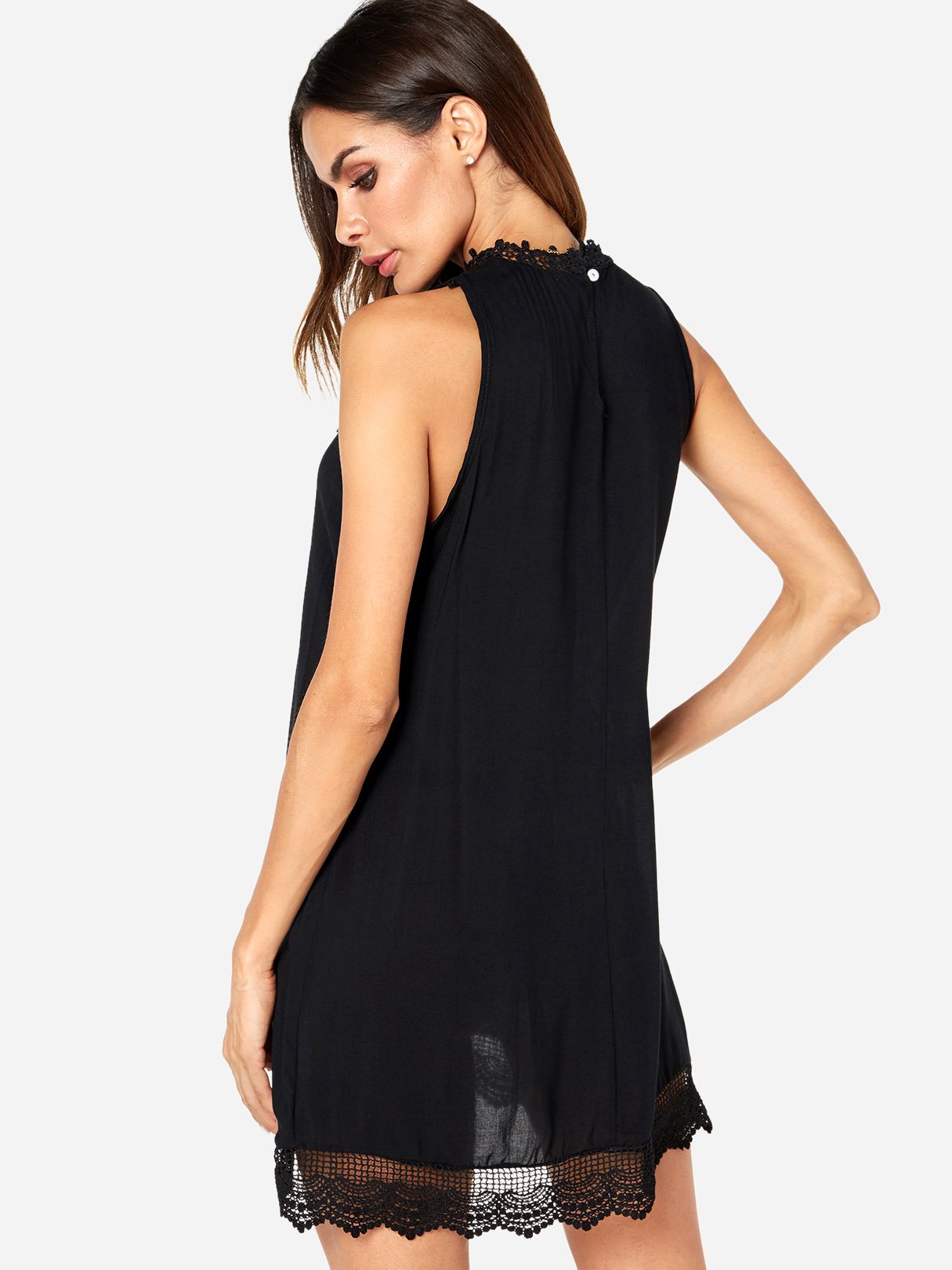 NEW FEELING Womens Black Casual Dresses