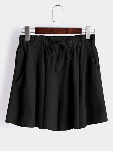 Wholesale Plain Pleated Plus Size Bottoms