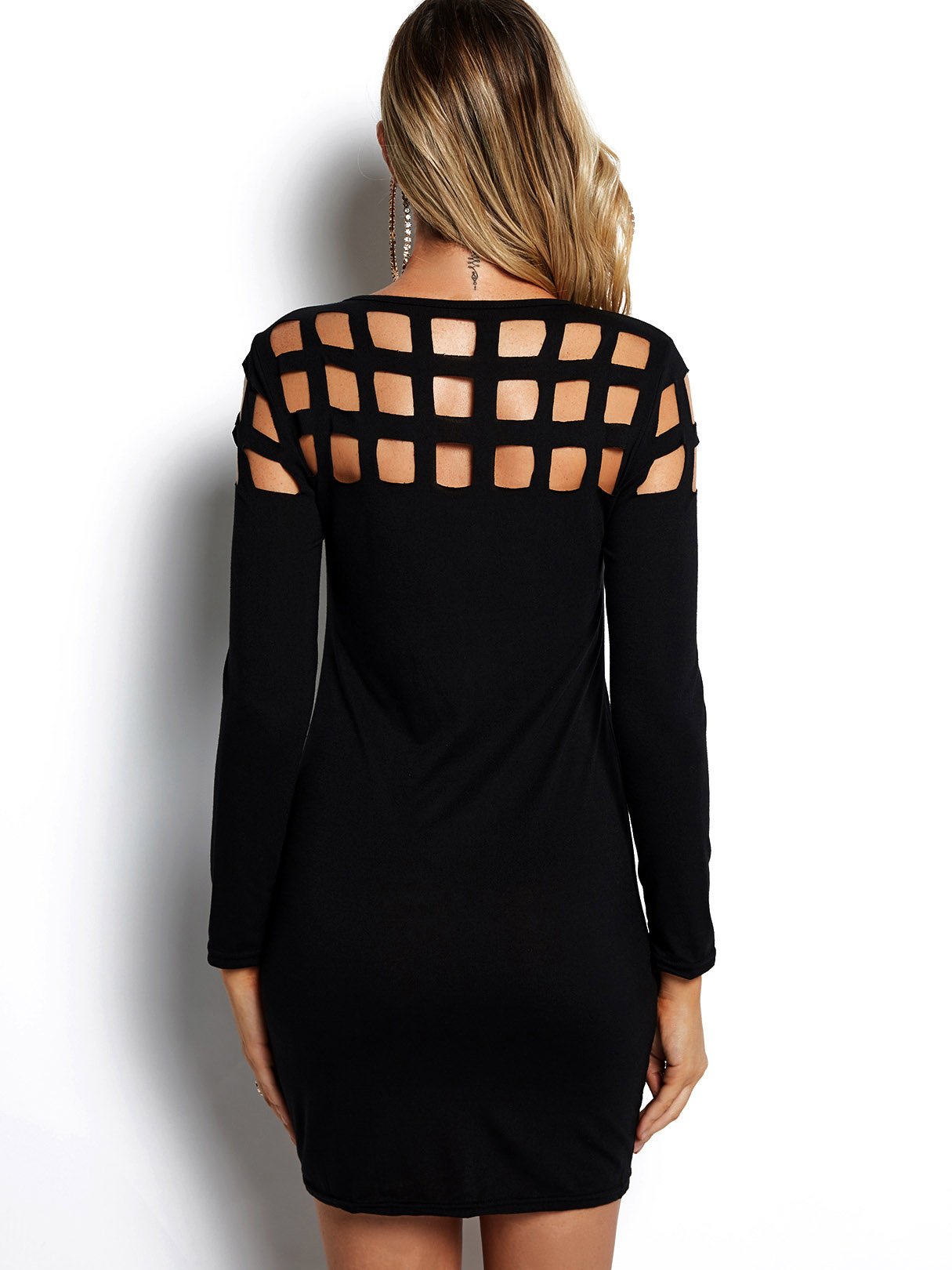 NEW FEELING Womens Black Bodycon Dresses